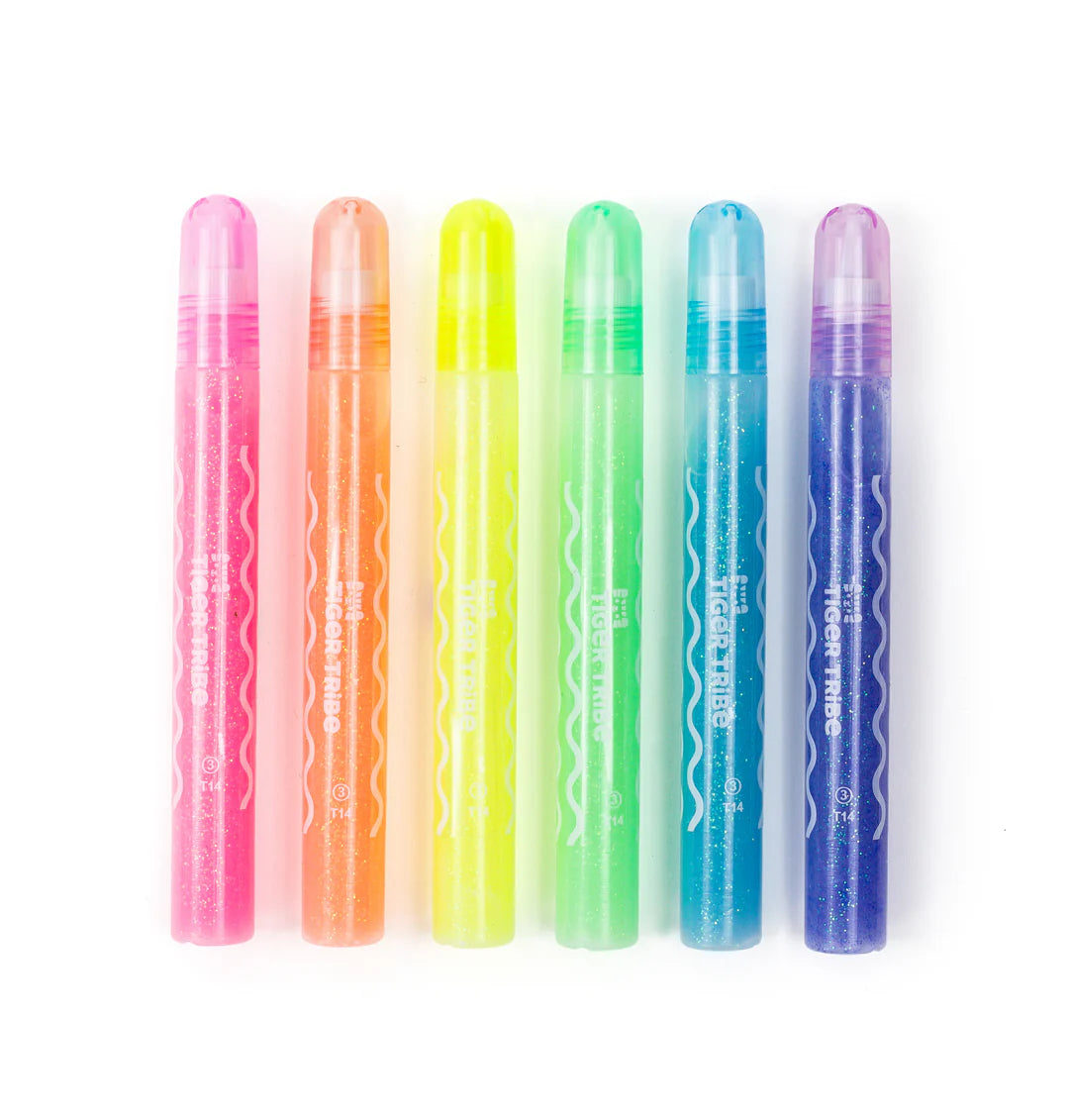 Glow Pens Set - 6 pcs Glow in The Dark Markers