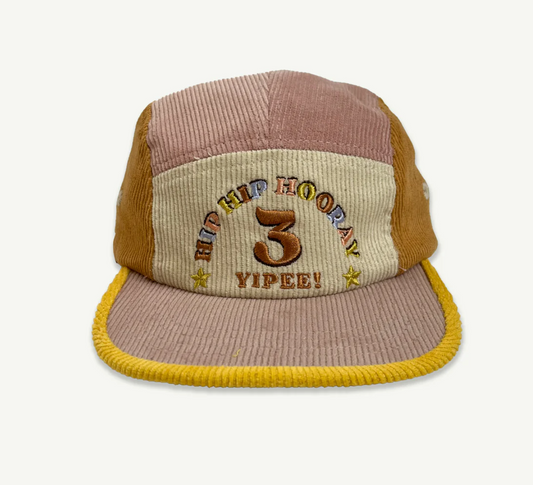 3rd Birthday Cord Cap - Musk Spliced