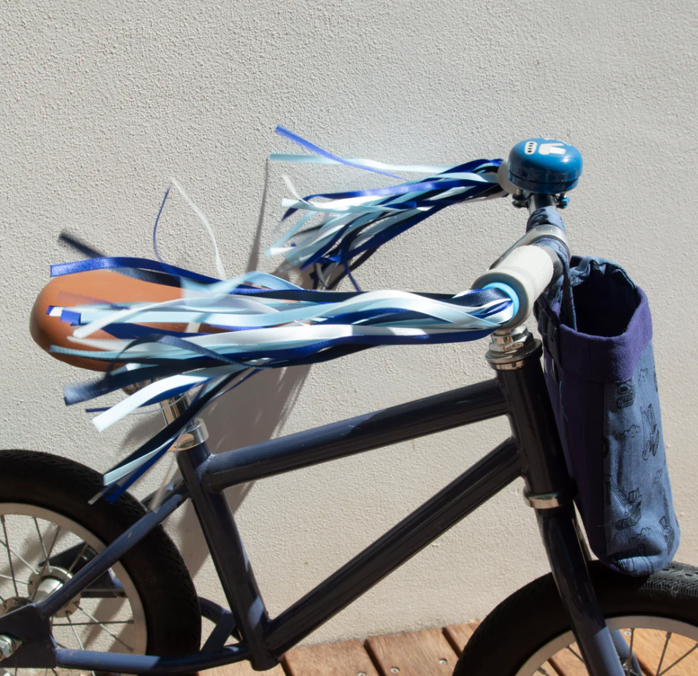 Ocean Blue Bike & Scooter Streamer