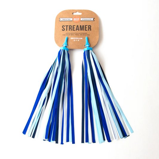 Ocean Blue Bike & Scooter Streamer