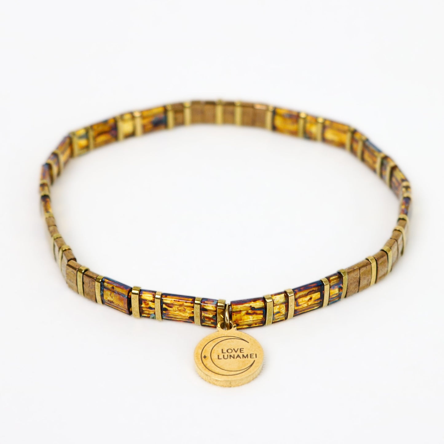 Love Bracelet Bronze and Dark Natural