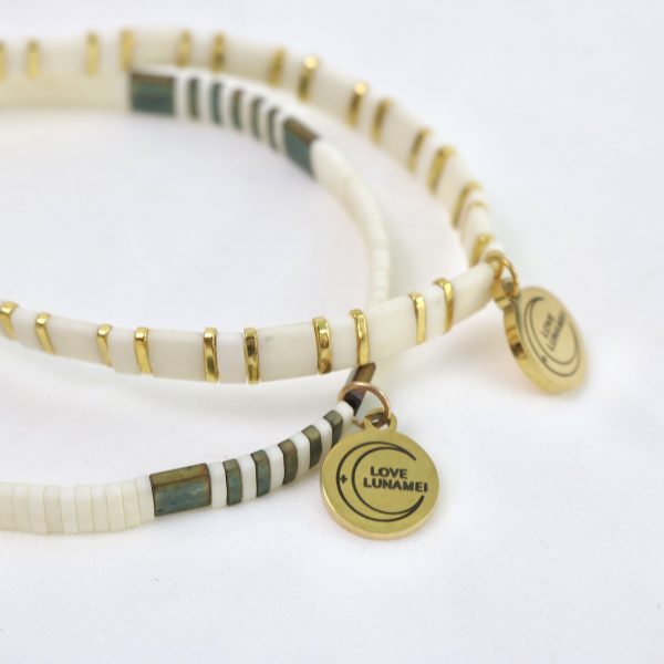 Love Bracelet Off White and Gold