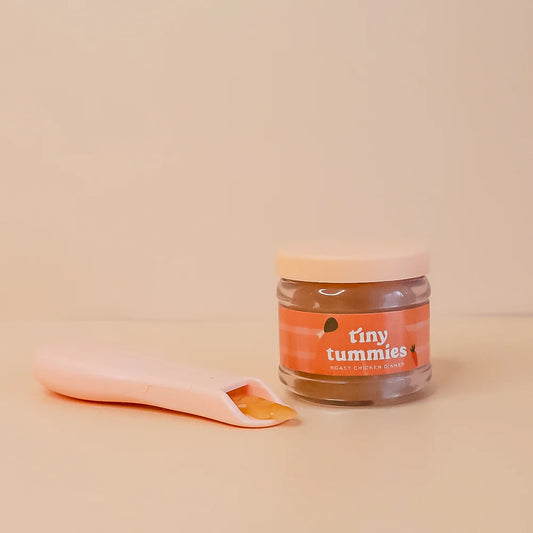 Roast Chicken Dinner food jar and spoon set