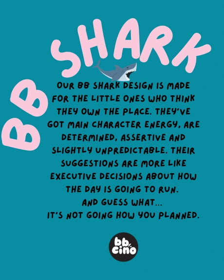 Reusable BBcino Cup - Bb Shark (120ml)