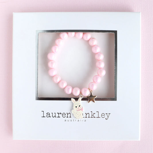 Floral Dreams Bunny Elastic Bracelet