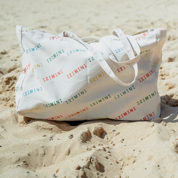 Large cotton canvas tote bag