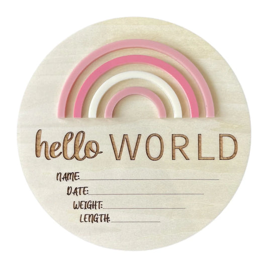 Hello World - Rainbow Pretty Pinks